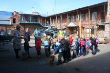 Ребята из детского сада №14 отметили День Победы в музее народного быта