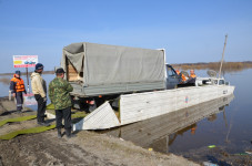 Операция по спасению из водного плена обитателей страусиной фермы прошла в г.Ирбите
