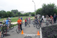 Открытые городские соревнования по фигурному вождению велосипеда