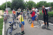 Открытые городские соревнования по фигурному вождению велосипеда