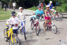 Открытые городские соревнования по фигурному вождению велосипеда