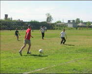 Кожаный мяч в Ирбите