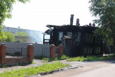 Пожар в жилом доме по улице Первомайской