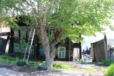 Пожар в жилом доме по улице Первомайской