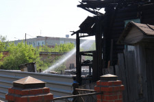 Пожар в жилом доме по улице Первомайской