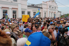 Поезд ЛДПР в Ирбите