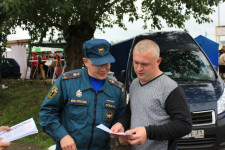 Акция по обучению населения мерам пожарной безопасности