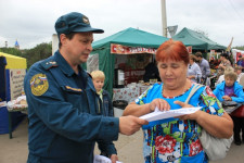 Акция по обучению населения мерам пожарной безопасности