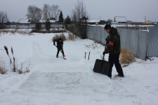 Каток от добровольцев