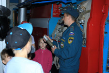 Дети в гостях у пожарных