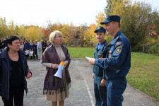 Большие гонки юных пожарных