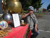 Ирбитский самовар в гостях на юбилейном дне рождении села Байкалово