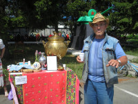 Ирбитский самовар в гостях на юбилейном дне рождении села Байкалово