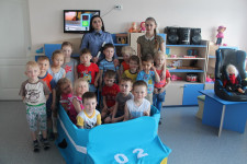 В гости к маленьким участникам дорожного движения