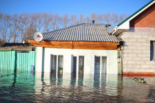 Паводковая обстановка в Ирбите на 17.04.2016 г. Уровень воды в реке