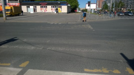 В 70% ДТП с неудовлетворительными дорожными условиями отсутствует или плохо различима дорожная разметка