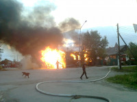 Пожар 19.06.2013 года по адресу г. Ирбит, ул. Пролетарская 23