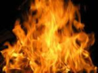 Пожар на улице Александра Матросова