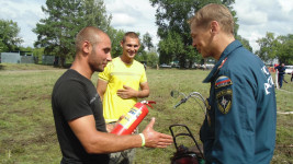 Пожарные научили байкеров соблюдать правила пожарной безопасности!