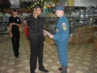 Профилактические мероприятия проводят сотрудники 60-й пожарной части