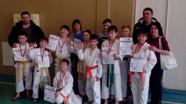 Заслуженные награды юных единоборцев