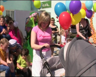 Разноцветные ступеньки