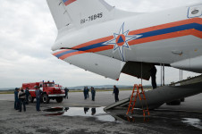 Из г.Екатеринбурга на Дальний Восток убыл очередной спецрейс МЧС России с помощью от Свердловской области