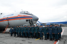 Из г.Екатеринбурга на Дальний Восток убыл очередной спецрейс МЧС России с помощью от Свердловской области