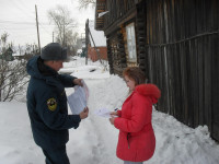 Рейд в частном жилом секторе г.Ирбита и Ирбитского района