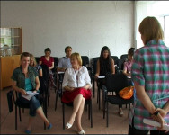 В гуманитарном колледже семинар