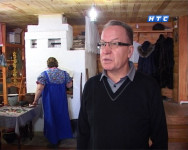 Чай из самовара с блинами