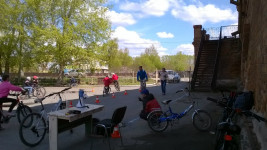 Соревнования по фигурному вождению велосипеда