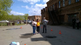 Соревнования по фигурному вождению велосипеда