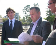 Идёт строительство дренажа