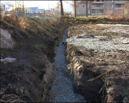 Закончены дренажные работы