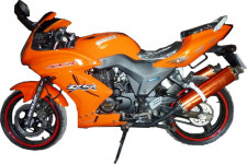 Разыскивается мотоцикл Suzuki SX-R оранжевого цвета