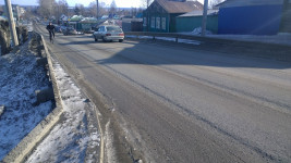Капитальный ремонт дороги по ул.Комсомольской не выдержал гарантийного срока эксплуатации