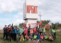 Участники велопробега "Каменный пояс" в Ирбите