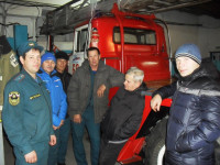 Экскурсия для ветеранов, работавших в пожарной охране