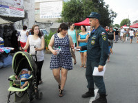 Профилактика пожарной безопасности на Ирбитской ярмарке