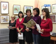 Персональная выставка художницы