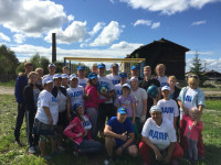 В поселке Кирпичного завода ЛДПР установила спортивную площадку