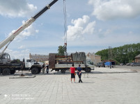 В Ирбите вместо старого установили новый памятник Владимиру Ильичу Ленину