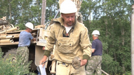 На правом берегу русла реки Ирбит начались инженерно-геологические изыскания