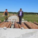 Работы по ремонту моста в селе Скородумском ведутся в соответствии с графиком