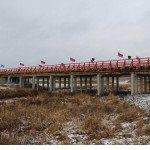 Торжественное открытие моста в селе Скородумском