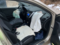 Участились случаи съездов автомобилей с проезжей части дороги