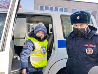 Сотрудники Госавтоинспекции Ирбита встретились с юидовцами-дошколятами