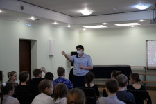 Встреча ГИБДД со школьниками перед каникулами