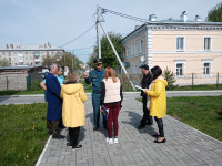 В детском саду № 9 проведена тренировка  по отработке эвакуации и тушению условного очага пожара